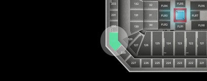 Seat view from Upper