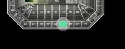 Seat view from Upper