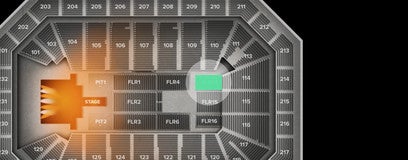 Seat view from Floor