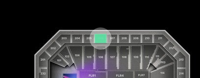 Seat view from Upper