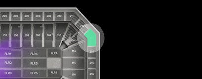 Seat view from Upper