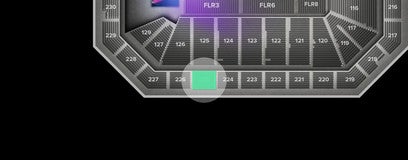 Seat view from Upper