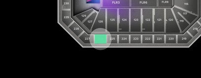 Seat view from Upper