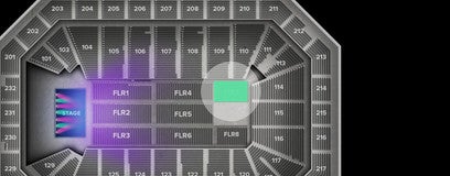 Seat view from Floor