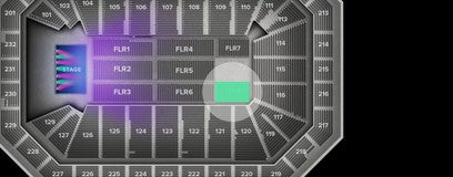 Seat view from Floor