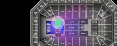 Seat view from Pit