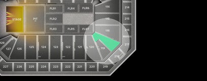 Seat view from Lower
