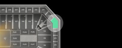 Seat view from Upper