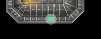 Seat view from Upper