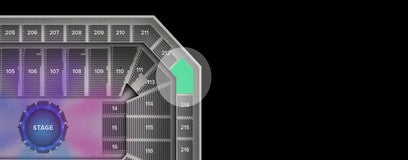 Seat view from Upper