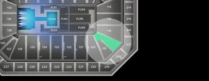 Seat view from Lower