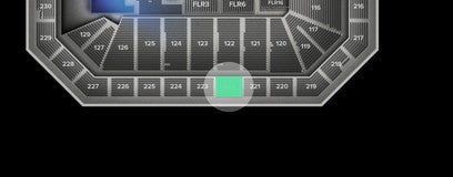 Seat view from Upper