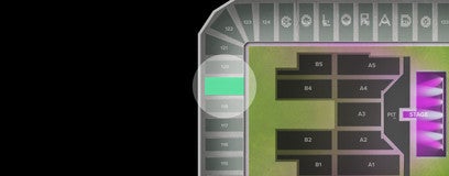Seat view from South Endline