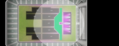 Seat view from GA Pit