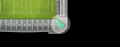 Seat view from North Endline
