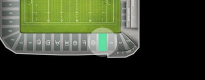 Seat view from East Sideline