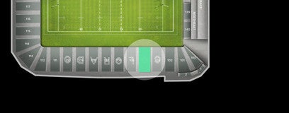 Seat view from East Sideline