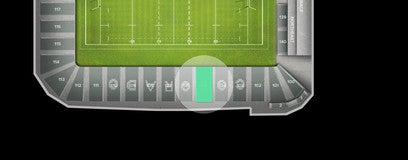 Seat view from East Sideline