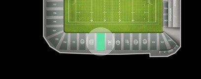Seat view from Supporters Section