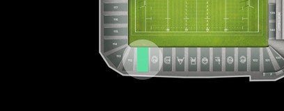 Seat view from East Sideline