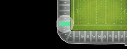 Seat view from South Endline