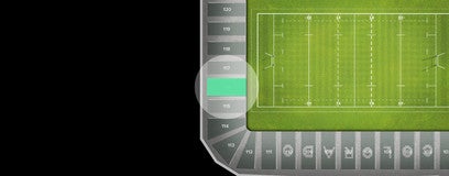 Seat view from South Endline