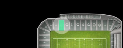 Seat view from West Sideline