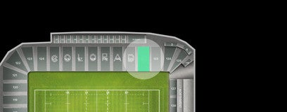 Seat view from West Sideline