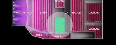 Seat view from Orchestra