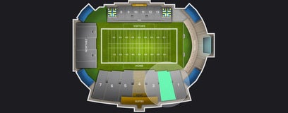 Seat view from Bleachers Sideline