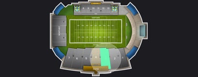 Seat view from Bleachers Sideline