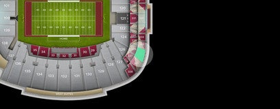 Seat view from Club