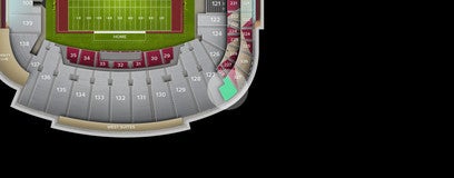 Seat view from Club