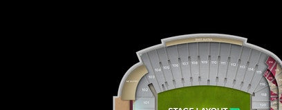 Seat view from Standing Room Only