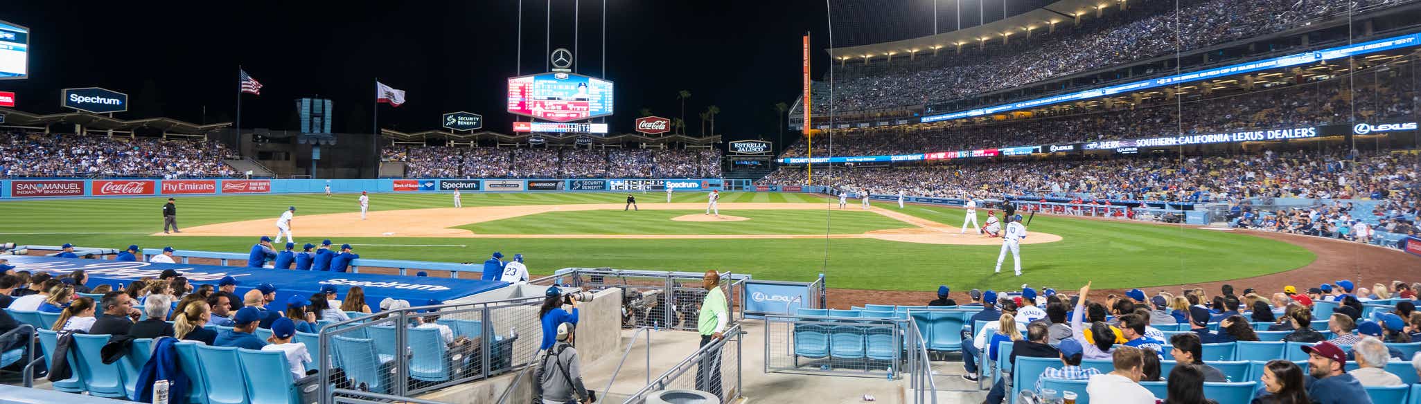 Seat view from Dugout Club