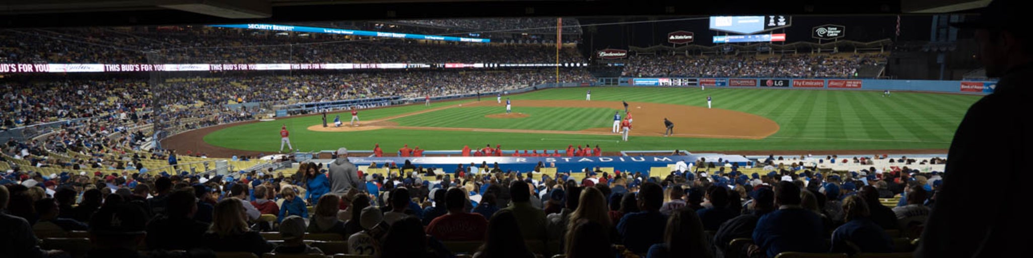 Seat view from Baseline Club