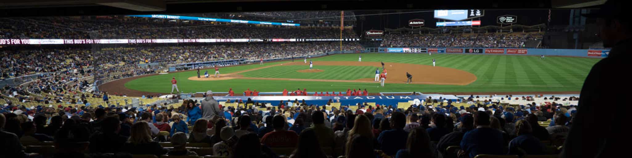 Seat view from Baseline Club