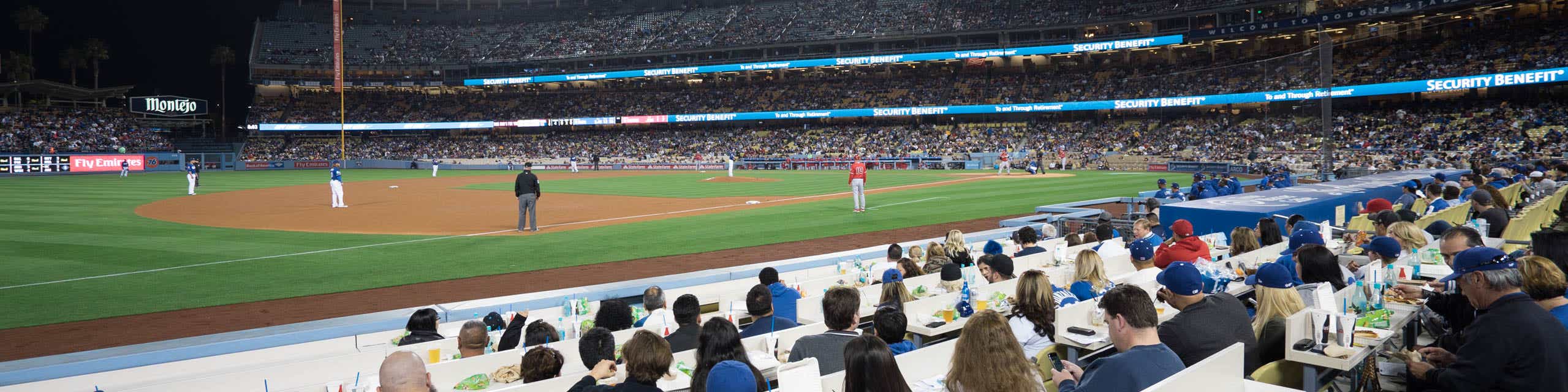 Seat view from Baseline Club