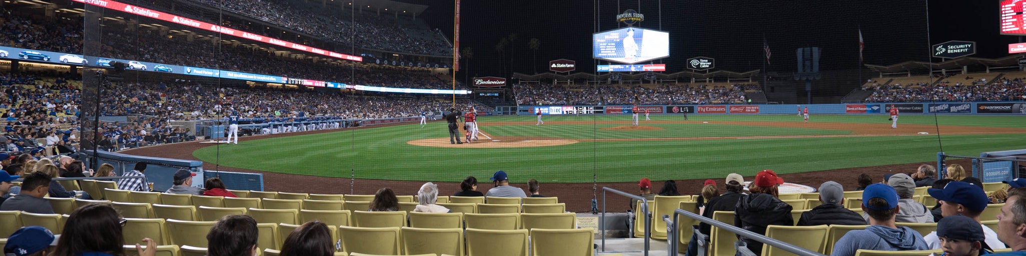 Seat view from Dugout Club