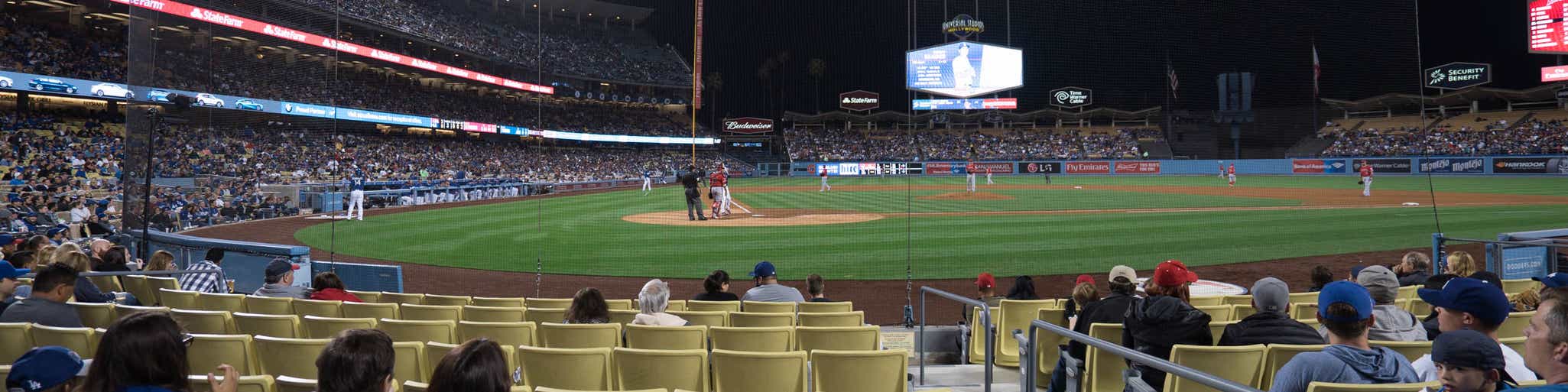 Seat view from Dugout Club
