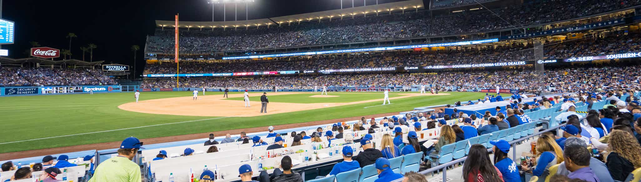 Seat view from Baseline Club