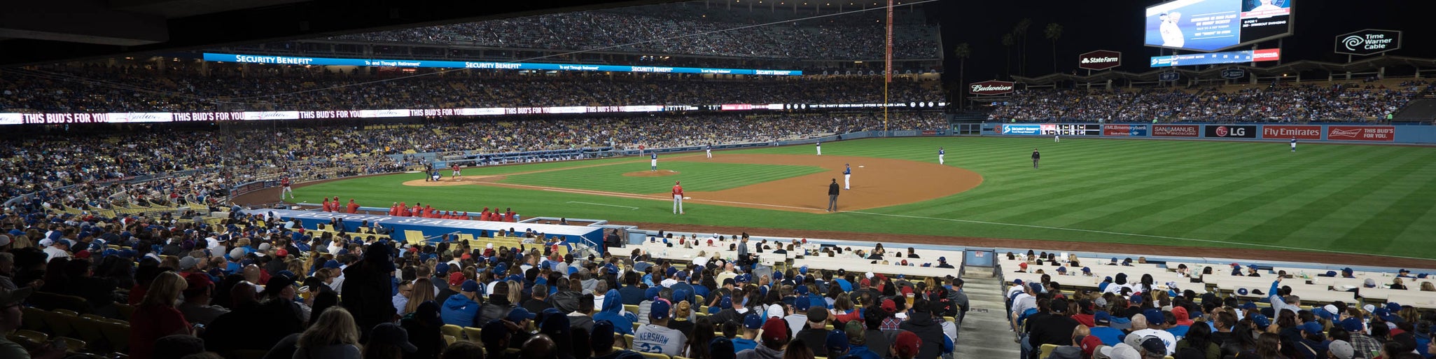 Seat view from Baseline Club