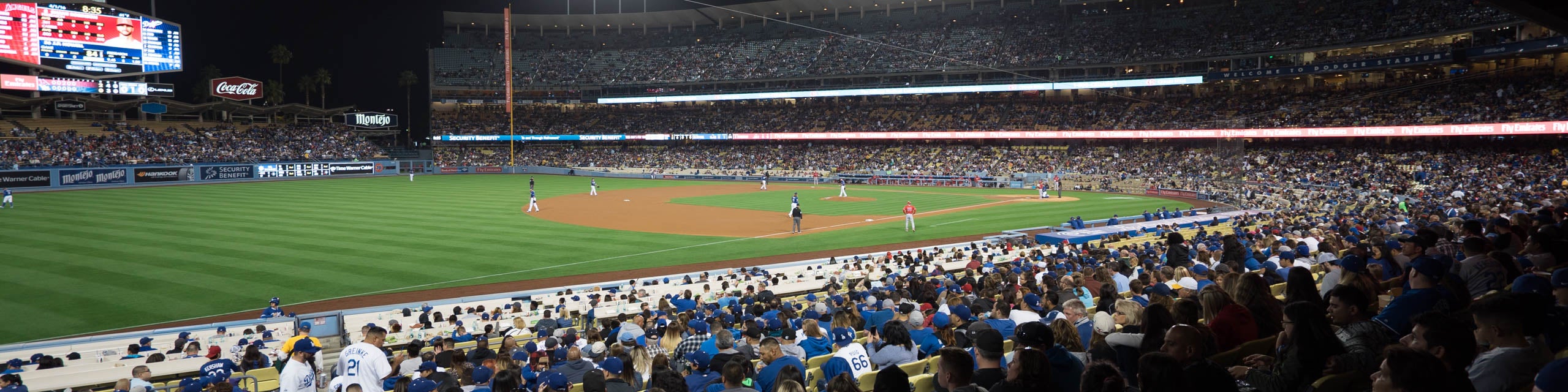 Seat view from Baseline Club