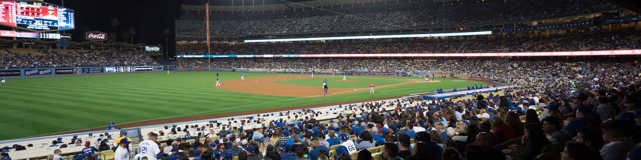 Seat view from Baseline Club