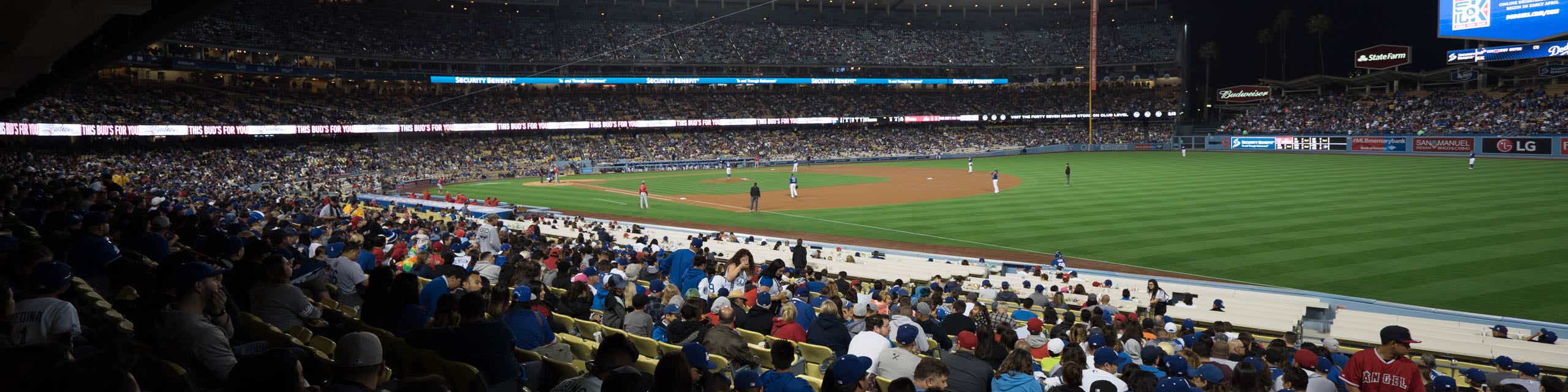 Seat view from Baseline Club