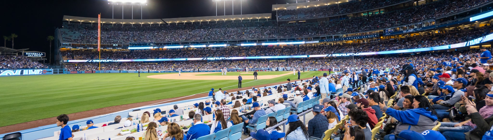 Seat view from Baseline Club