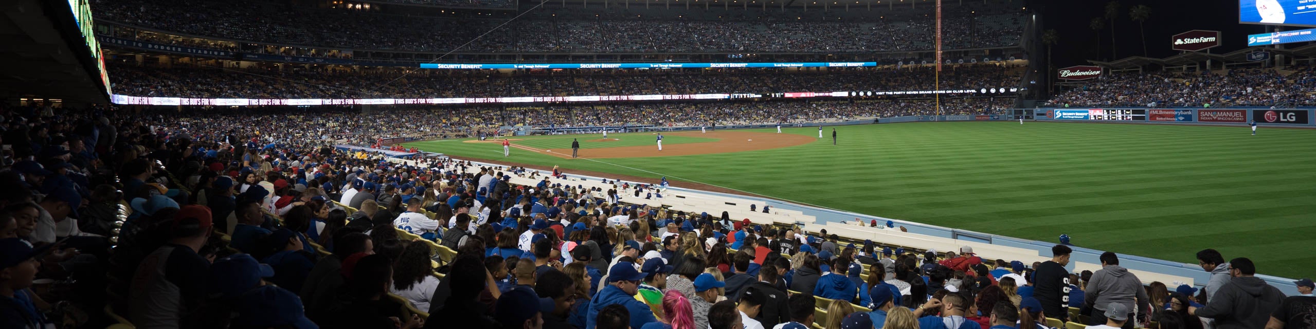 Seat view from Baseline Club