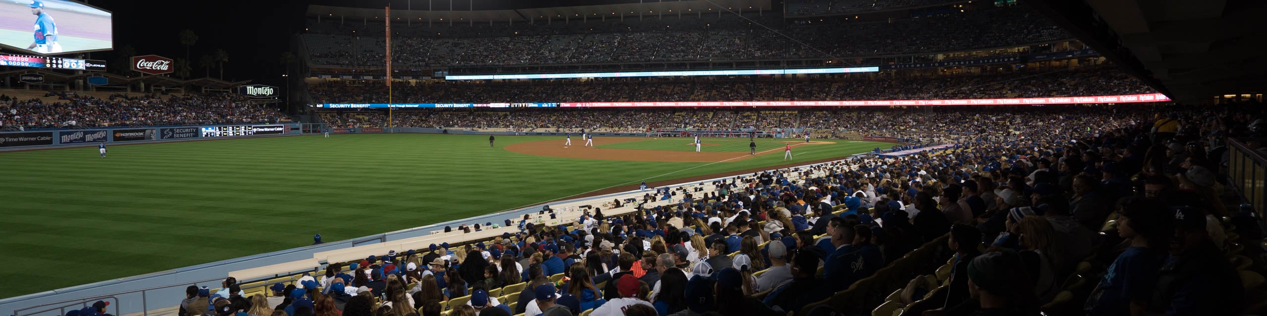 Seat view from Baseline Club