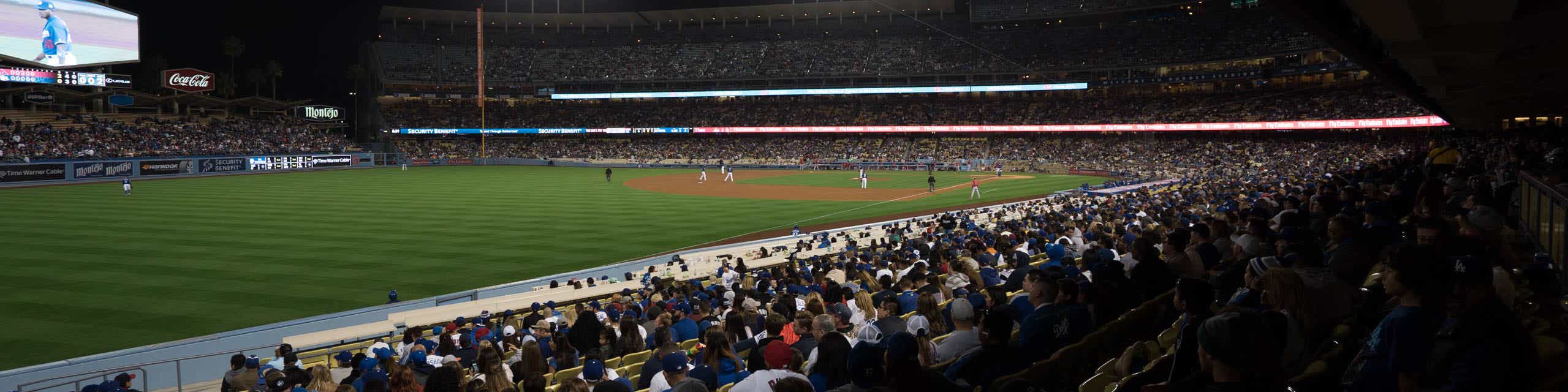 Seat view from Baseline Club