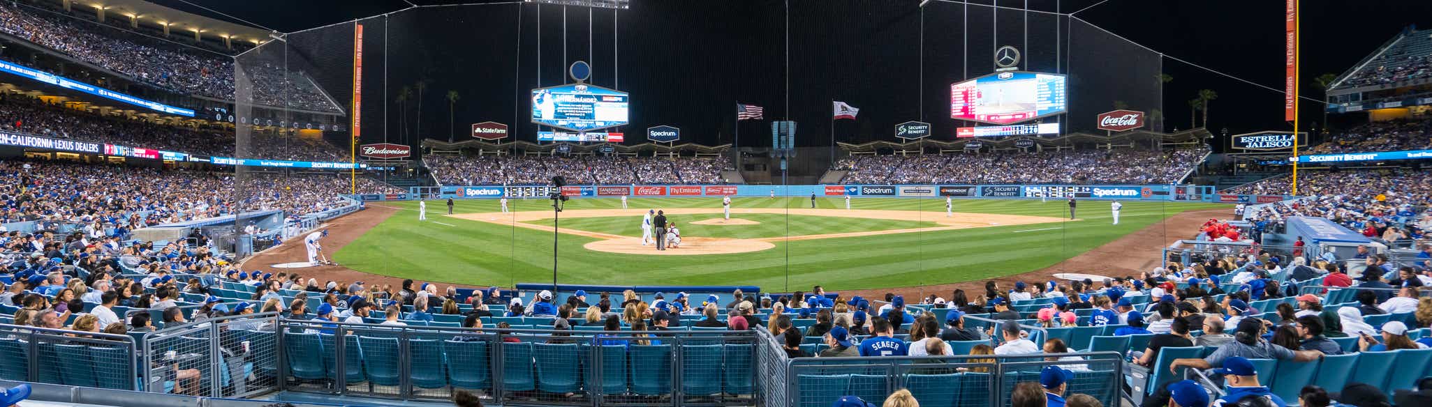 Seat view from Dugout Club